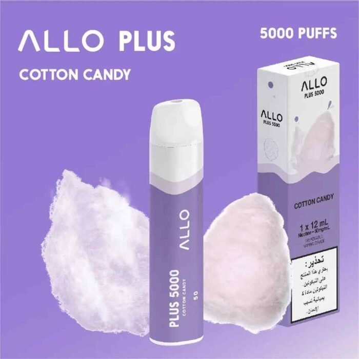 COTTON CANDY ALLO Plus 5000Puffs 50mg Disposable Vape in Dubai