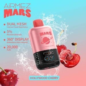 HOLLYWOOD CHERRY AIRMEZ Mars 20000 Puffs 50mg Disposable Vape