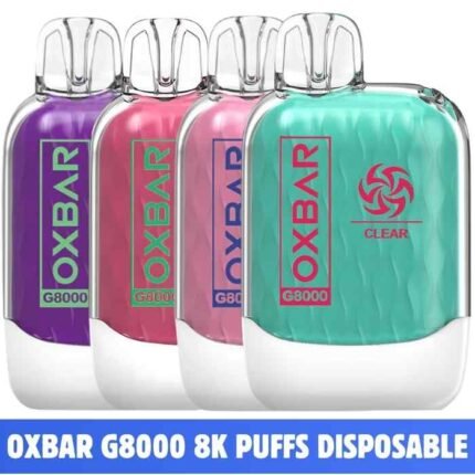 OXBAR 8000 Puffs 2% Rechargeable Vape Price in UAE. OXBAR G8000 Disposable 20MG Rechargeable Vape Shop in Dubai. Vape Dubai