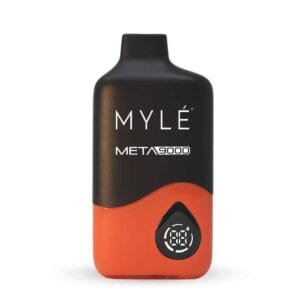PEACH ICE MYLE Meta 9000 Puffs 50mg Disposable Vape in Dubai