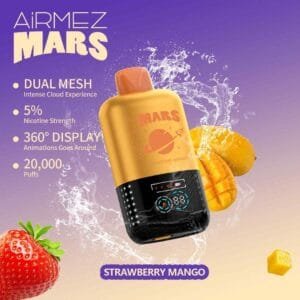 STRAWBERRY MANGO AIRMEZ Mars 20000 Puffs 50mg Disposable Vape