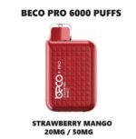 STRAWBERY MANGO beco pro 6000 puffs price in dubai