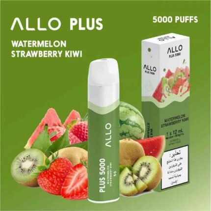 WATERMELON STRAWBERRY KIWI ALLO Plus 5000Puffs 50mg Disposable Vape in Dubai