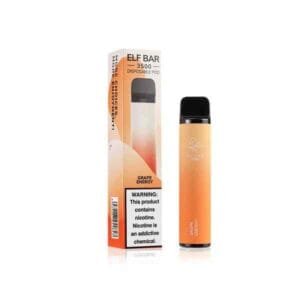 ELFBAR BC3500 3500 Puffs Disposable Vape Price in Dubai GRAPE ENERGY