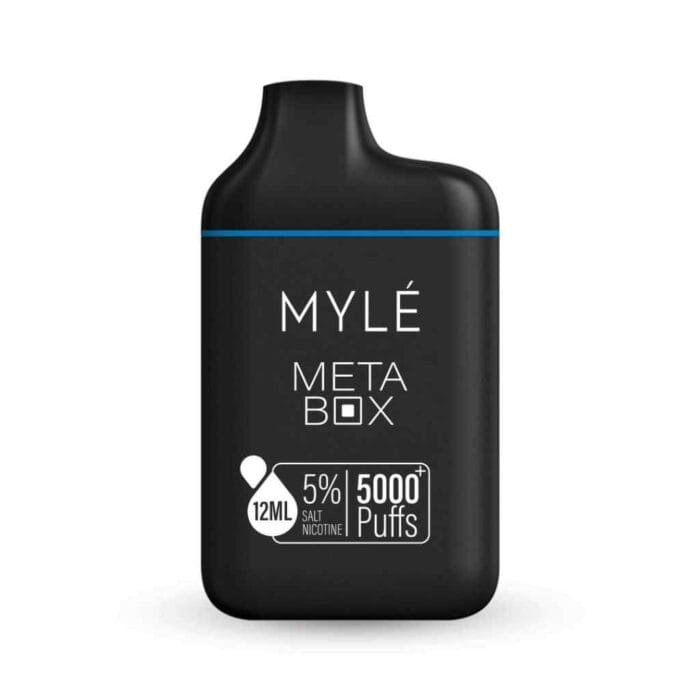 MYLE META BOX 5000 Puffs Price in Dubai ICED BLUE RAZZ