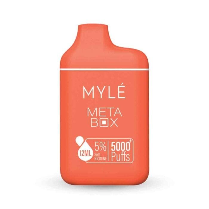 MYLE META BOX 5000 Puffs Price in Dubai PEACH ICE