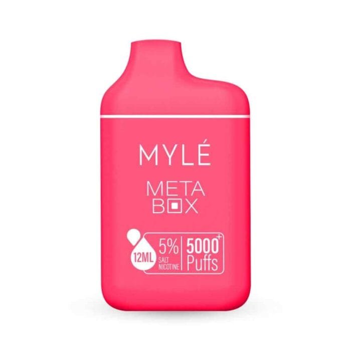 MYLE META BOX 5000 Puffs Price in Dubai PINEAPPLE COCONUT STRAWBERRY