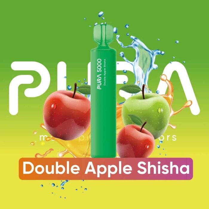 pura 5000 puffs price in dubai DOUBLE APPLE SHISHA