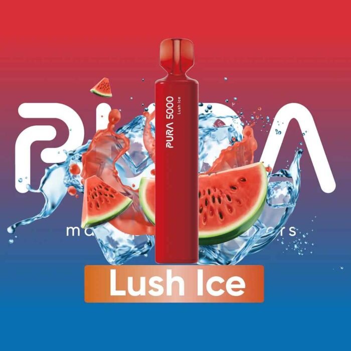 pura 5000 puffs price in dubai LUSH ICE