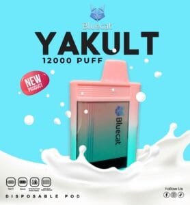 BLUECAT 12000 Puffs Price in Dubai YAKULT