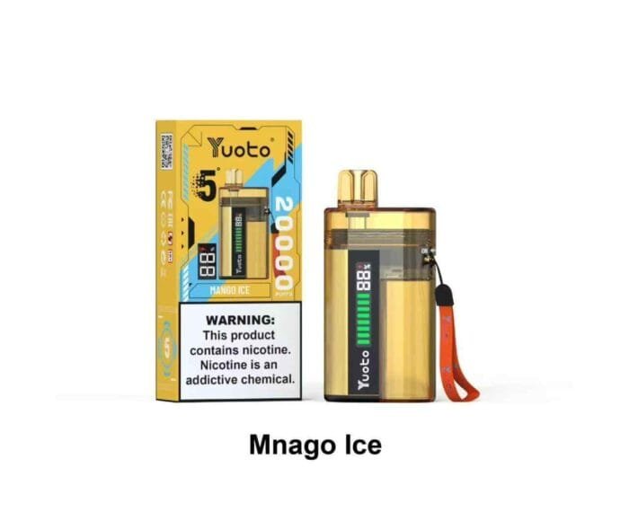 YUOTO OIL CORE 20000 Puffs Price in Dubai MANGO ICE