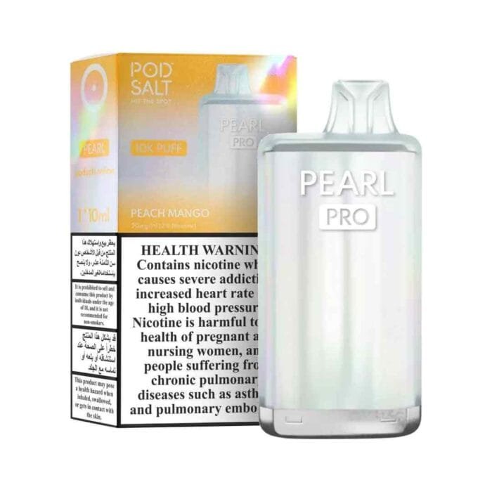 PODSALT Pearl Pro 10000 Puffs Price in Dubai PEACH MANGO