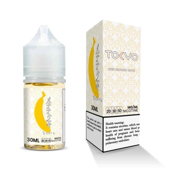 TOKYO SaltNic Price in Dubai ICED BANANA CAKE