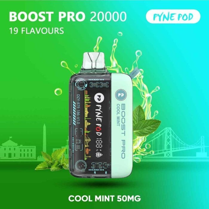 PYNE POD BOOST PRO 20000 Puffs Price in Dubai COOL MINT