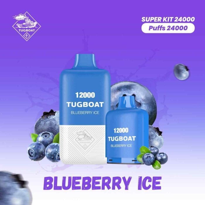 TUGBOAT Super Kit 24000 Puffs Price in Dubai BLUEBERRY ICE