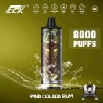 KK ENERGY Bar 8000 Puffs Disposable Vape Price in Dubai Pina Ccolada Rum