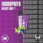 KK ENERGY Box 10000 Puffs Disposable Vape Price in Dubai Blueberry Ice