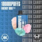 KK ENERGY Box 10000 Puffs Disposable Vape Price in Dubai Cotton-Candy