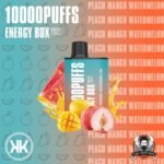 KK ENERGY Box 10000 Puffs Disposable Vape Price in Dubai Peach-Mango-Watermelon