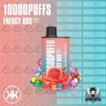 KK ENERGY Box 10000 Puffs Disposable Vape Price in Dubai Watermelon-Bubblegum