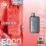 KK Energy Bar 6000 Puffs Disposable Vape Price in Dubai Lush Ice