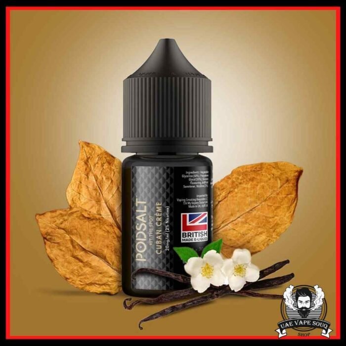 POD SALT 30ml Nicotine 20mg E-Juice Price in Dubai Curban Cream