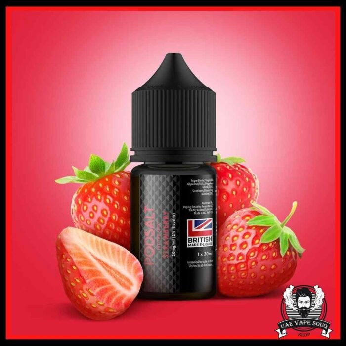 POD SALT 30ml Nicotine 20mg E-Juice Price in Dubai Strawberry