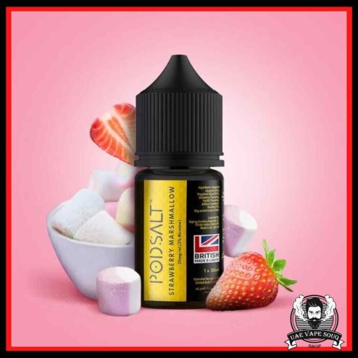 POD SALT 30ml Nicotine 20mg E-Juice Price in Dubai Strawberry Marshmallow