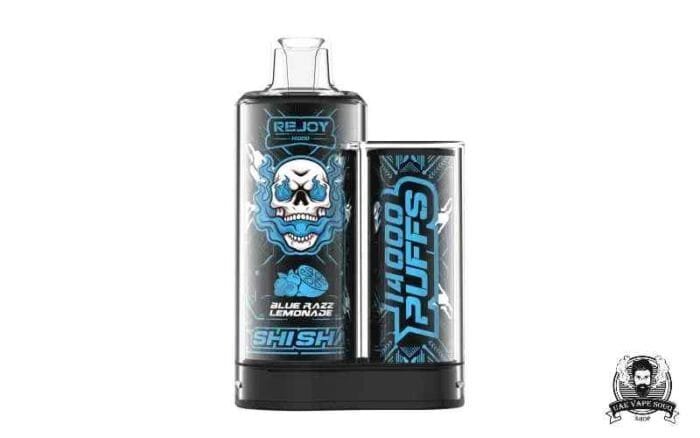 REJOY Shisha 14000 Puffs Salt Nicotine 20mg Disposable Vape Price in Dubai Blue Razz Lemonade