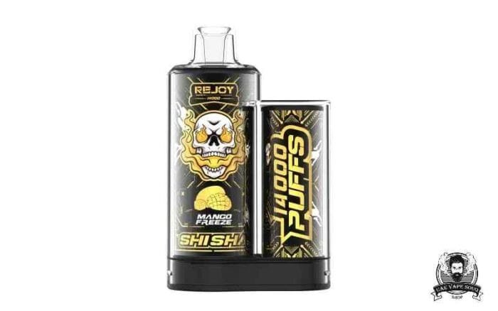 REJOY Shisha 14000 Puffs Salt Nicotine 20mg Disposable Vape Price in Dubai Mango Freezee