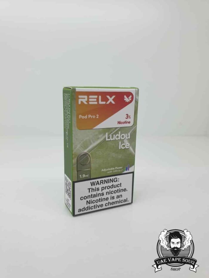 RELX Pod Pro 2 Replacement Cartridge Price in Duabi Ludou Ice