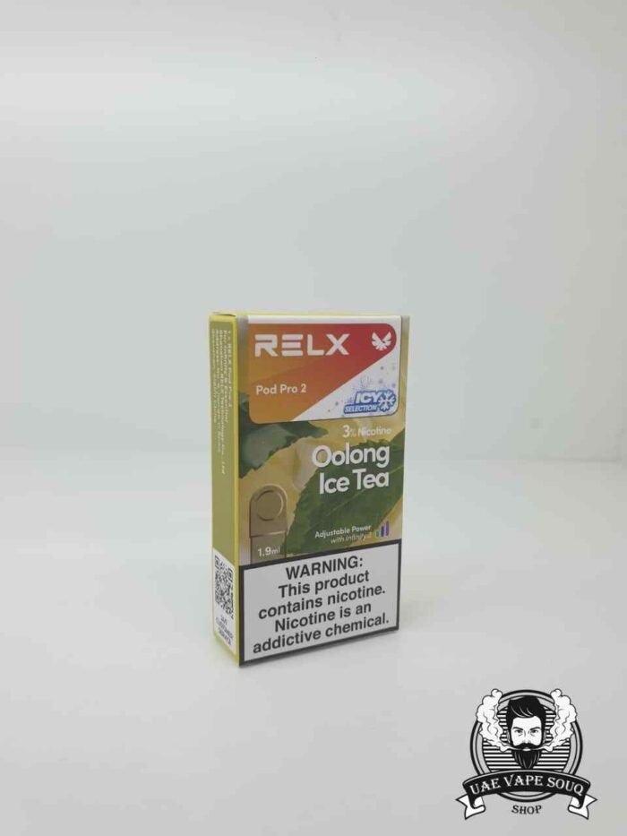 RELX Pod Pro 2 Replacement Cartridge Price in Duabi Olong Ice Tea