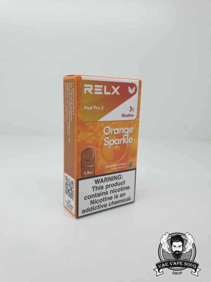 RELX Pod Pro 2 Replacement Cartridge Price in Duabi Orange Sparkle