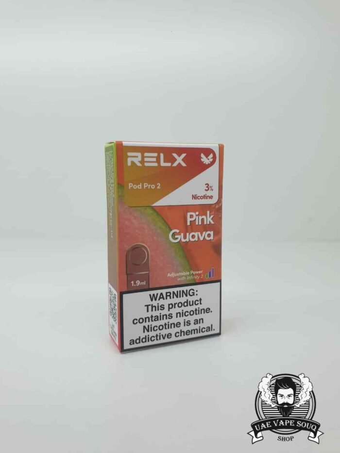 RELX Pod Pro 2 Replacement Cartridge Price in Duabi Pink Guava