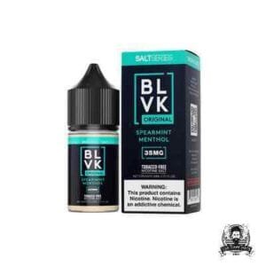 BLVK Salt Nicotine 30ml 35mg & 50mg Vape Juice Price in Dubai Spearmint Menthol