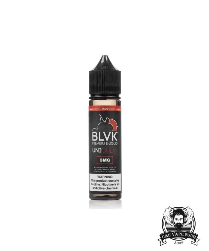 BLVK Unicorn Premium Vape Juice 60ML 3MG E-Liquid Price in Dubai Uni Chew