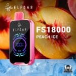 ELF BAR FS18000 50MG 18000 Puffs Disposable Vape Price in Dubai Peach Ice