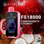 ELF BAR FS18000 50MG 18000 Puffs Disposable Vape Price in Dubai Pomegranate Coconut