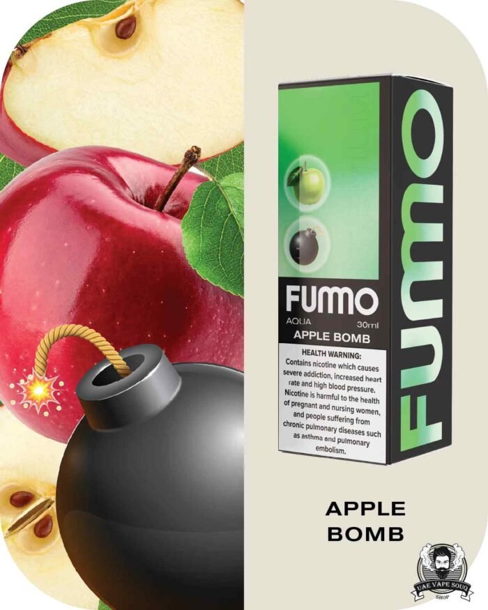 FUMMO Aqua Saltnics 20MG Price in Dubai Apple Bomb