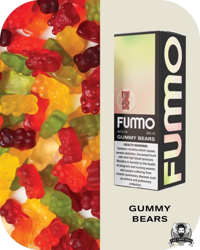 FUMMO Aqua Saltnics 20MG Price in Dubai Gummy Bears