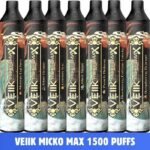 VEIIK Micko Max 1500 Puffs 50MG Disposable Vape in Dubai