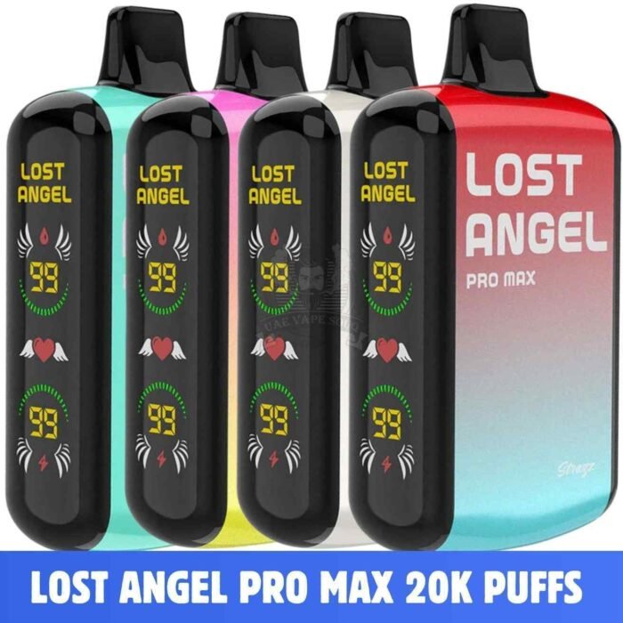 LOST ANGEL 20000 Puffs 50MG Pro Max Disposable Vape Price in Dubai