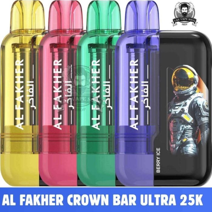 AL FAKHER Crown Bar Ultra 25000 Puffs 5MG Disposable Vape in Dubai