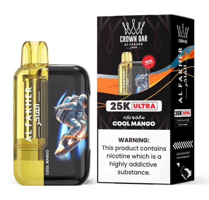 AL FAKHER Crown Bar Ultra 25000 Puffs 5MG Disposable Vape in Dubai