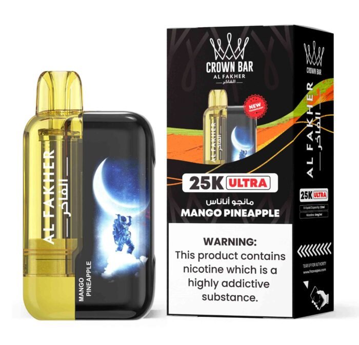 AL FAKHER Crown Bar Ultra 25000 Puffs 5MG Disposable Vape in Dubai