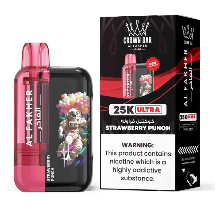 AL FAKHER Crown Bar Ultra 25000 Puffs 5MG Disposable Vape in Dubai