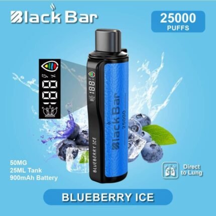 Black Bar 25000 Puffs 50MG Disposable Vape in Dubai