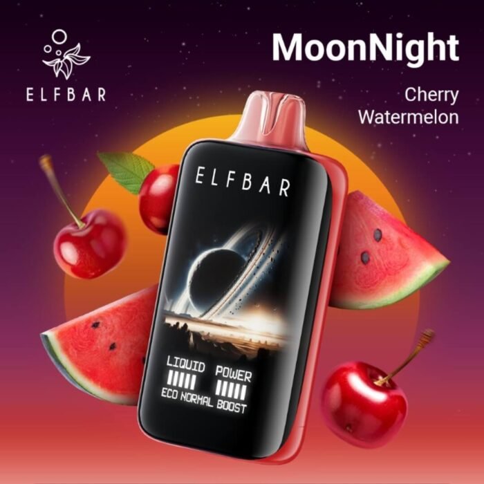 ELF BAR MOON NIGHT 40000 PUFFS Cherry Watermelon