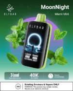 ELF BAR MOON NIGHT 40000 PUFFS Miami Mint