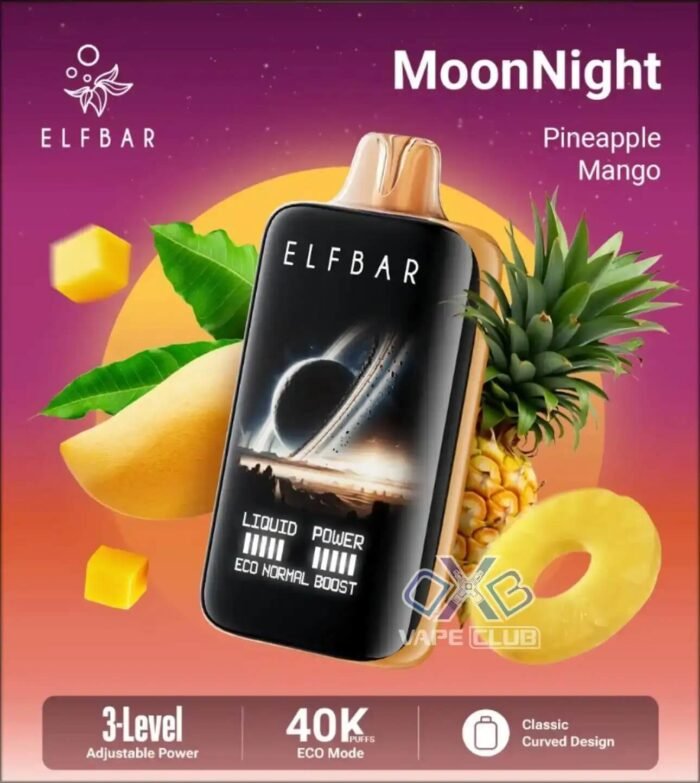 ELF BAR MOON NIGHT 40000 PUFFS Pineapple Mango